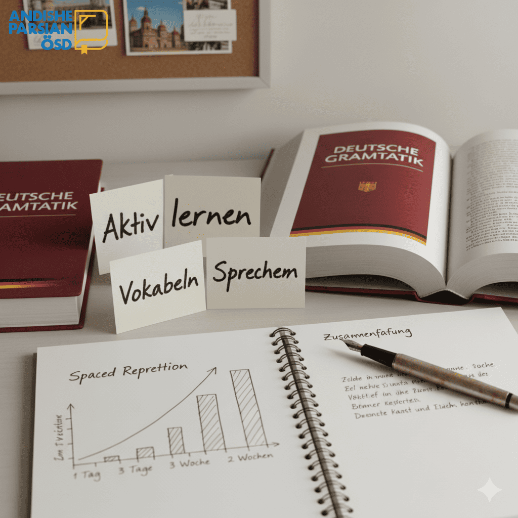 Aktiv lernen در زبان آلمانی